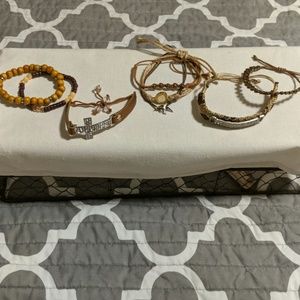 8 Brown Bracelet LOT